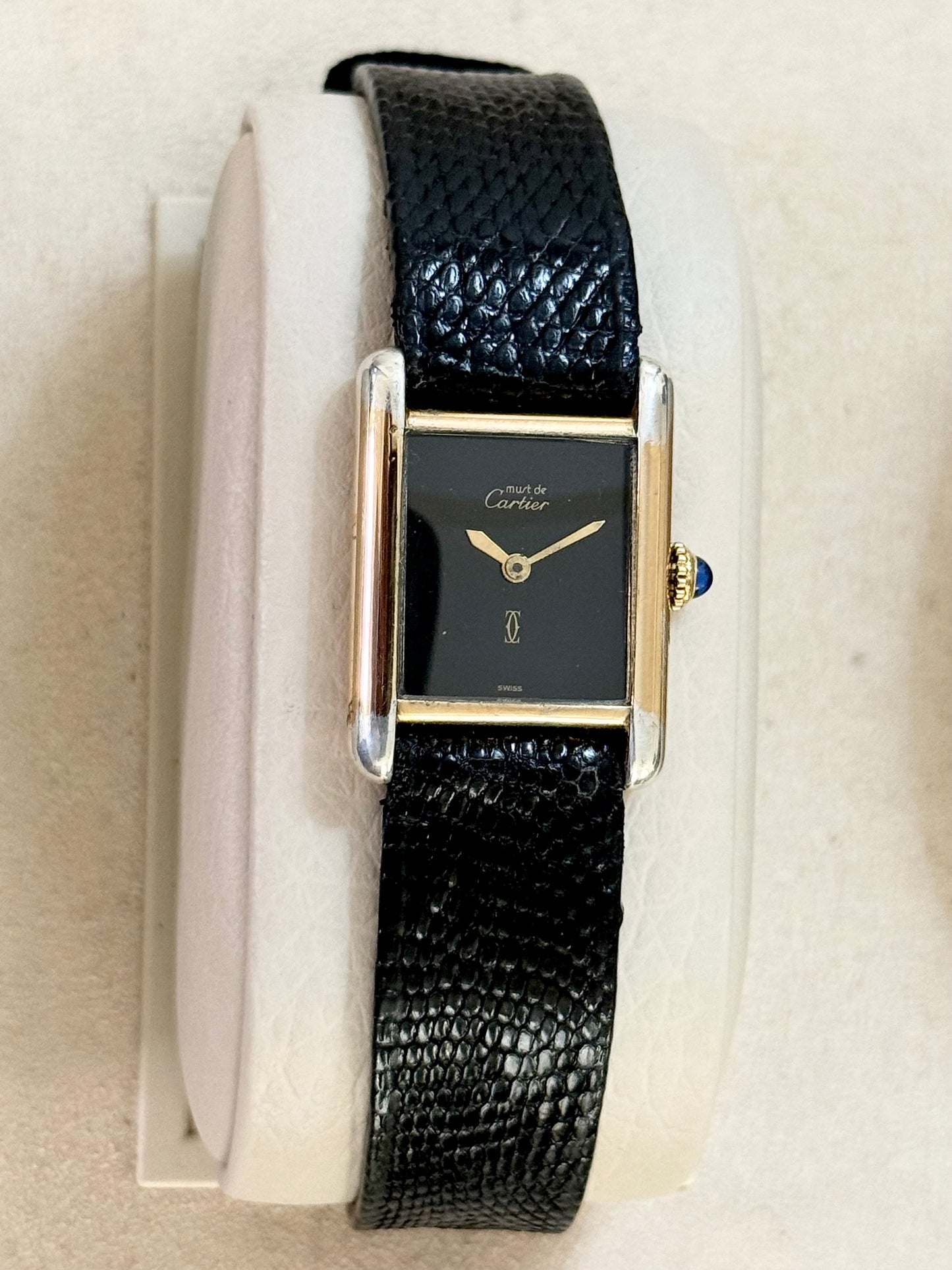 🟢 Must de Cartier Black Tank 🟢