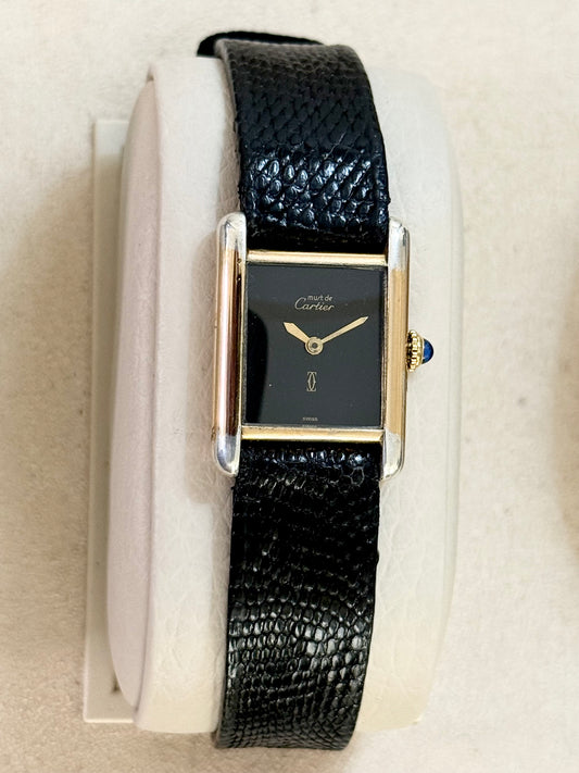 🟢 Must de Cartier Black Tank 🟢
