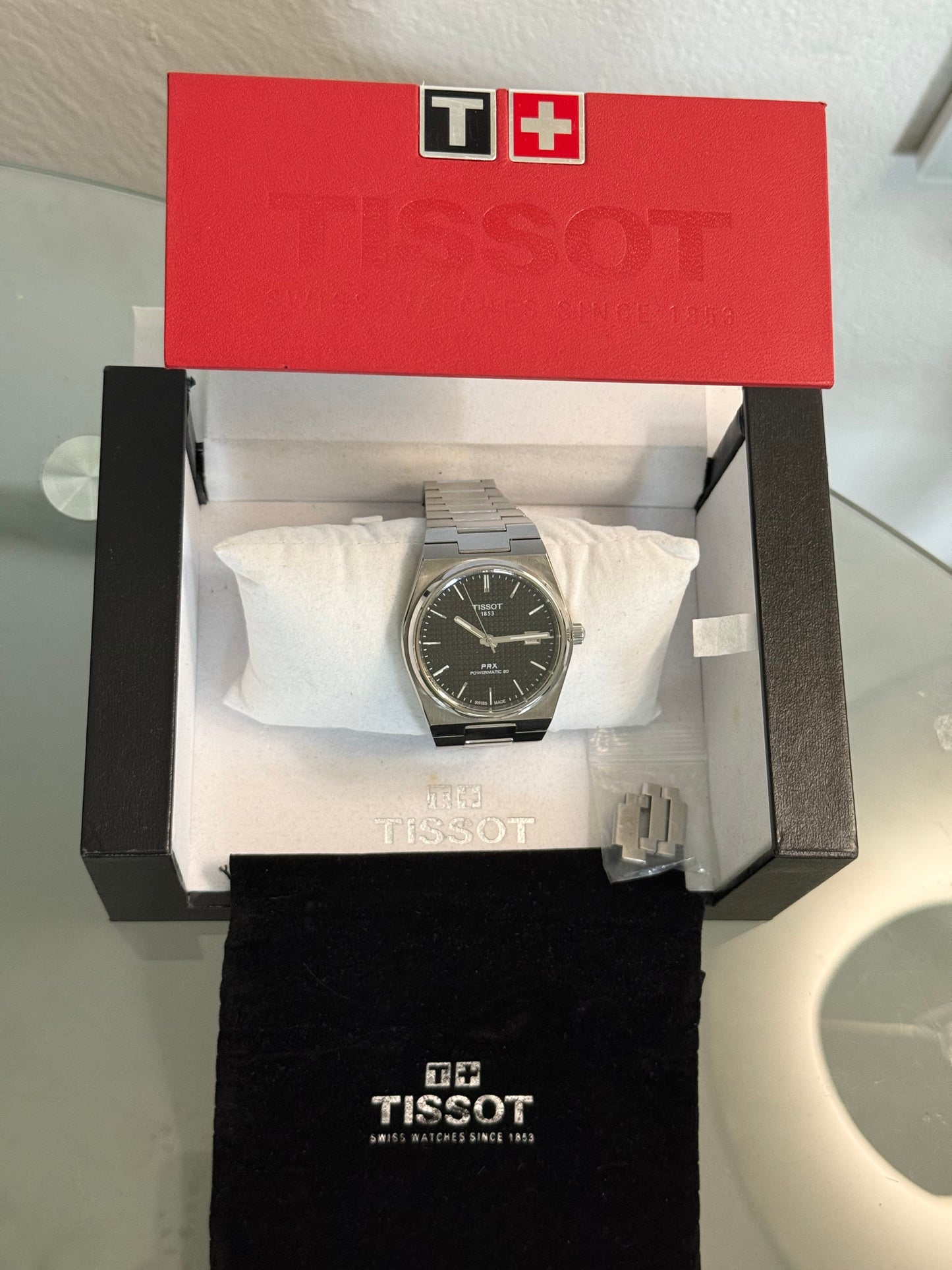 🟢 Tissot PRX Powermatic 80 Black Dial 🟢