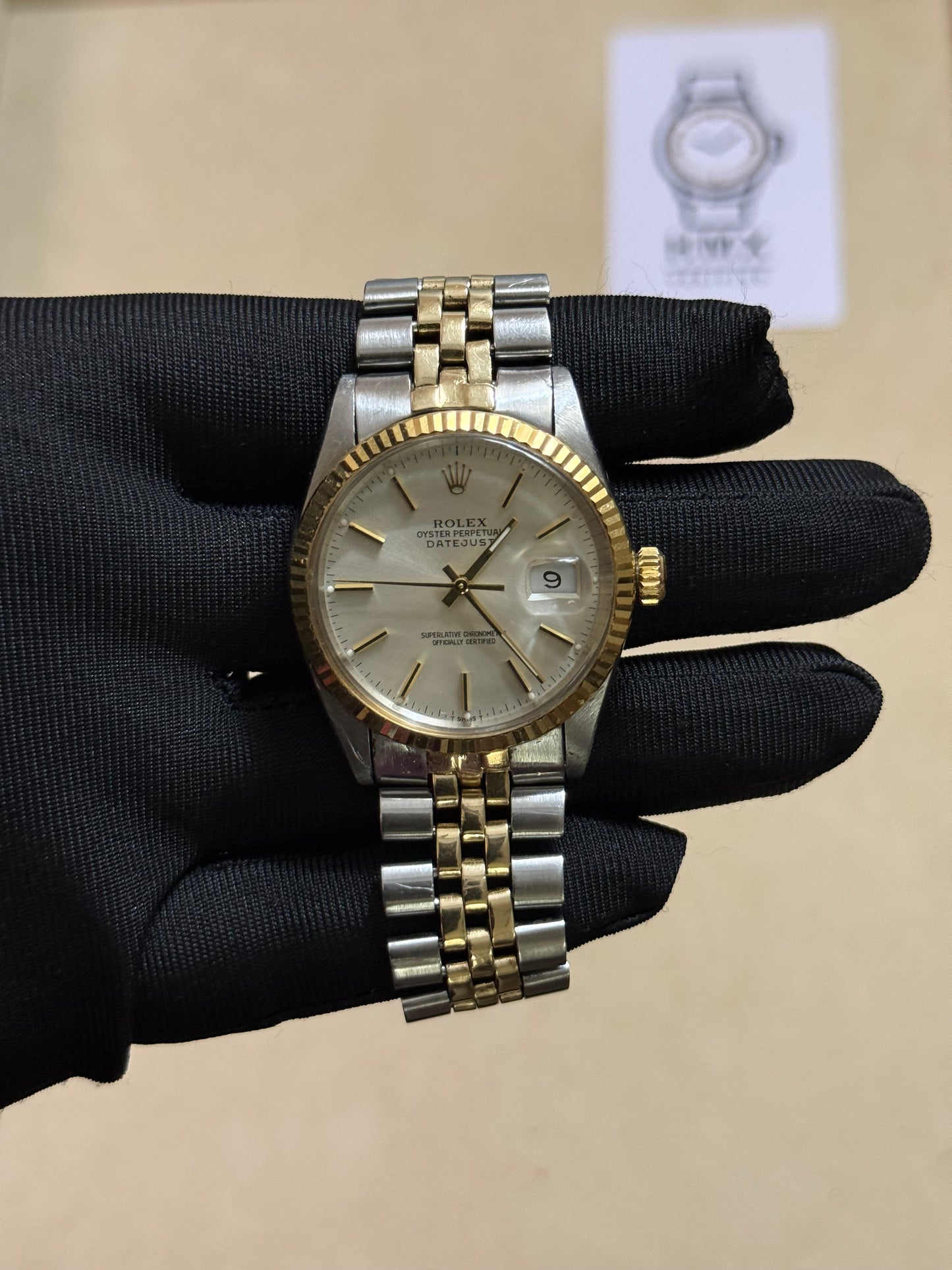 🟢 Rolex Datejust 16013 Two Tone 🟢