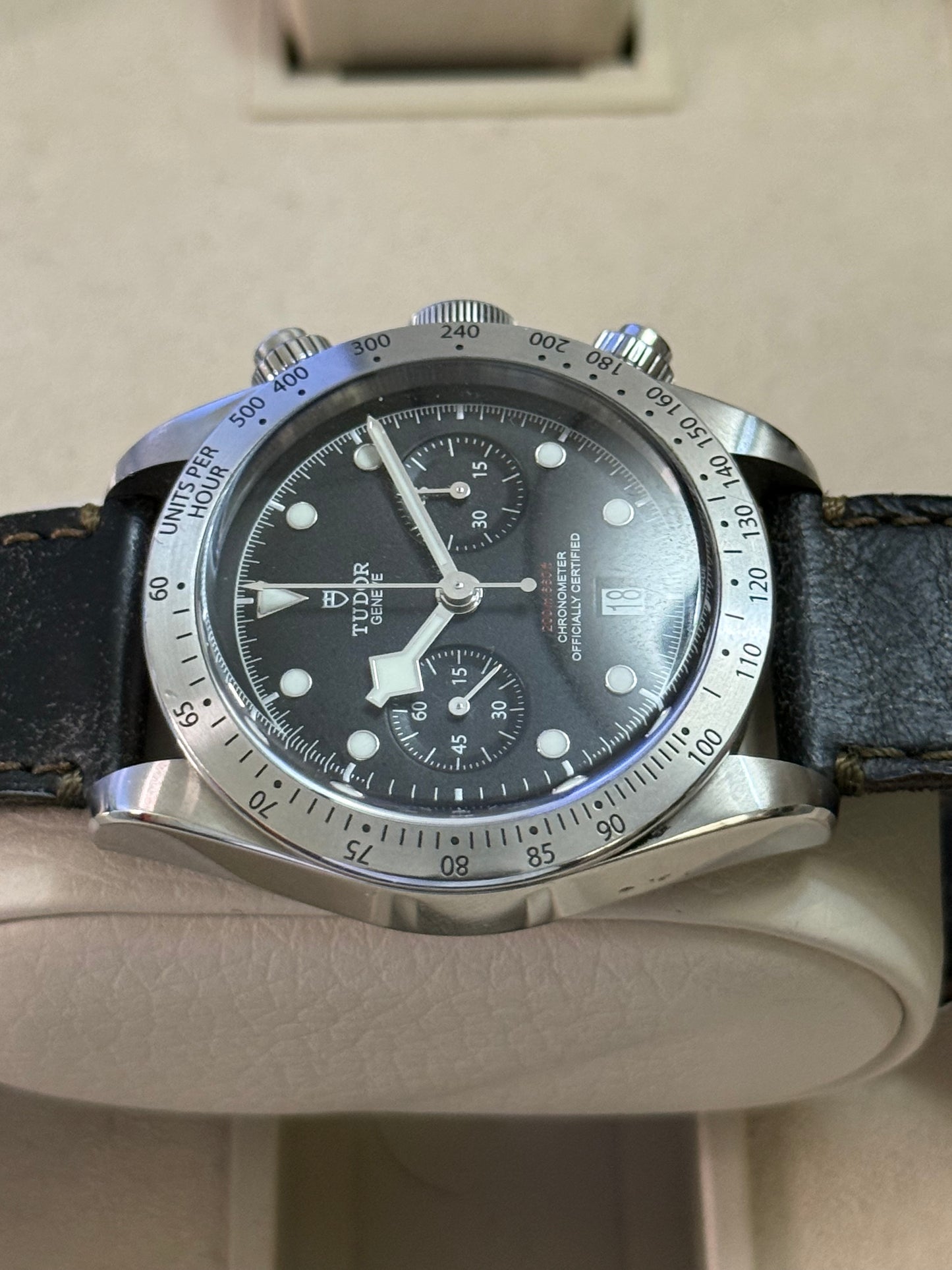 🟢 Tudor Heritage Black Bay Chrono “Darth Vader” Box & Papers 🟢