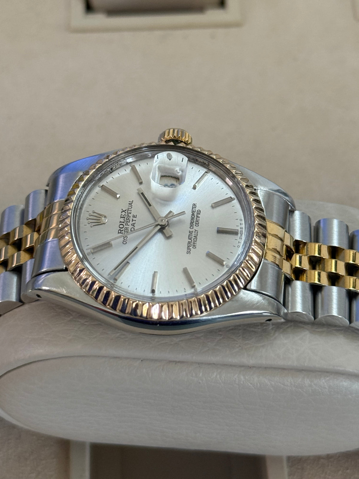🟢 Rolex Date Silver Dial 🟢