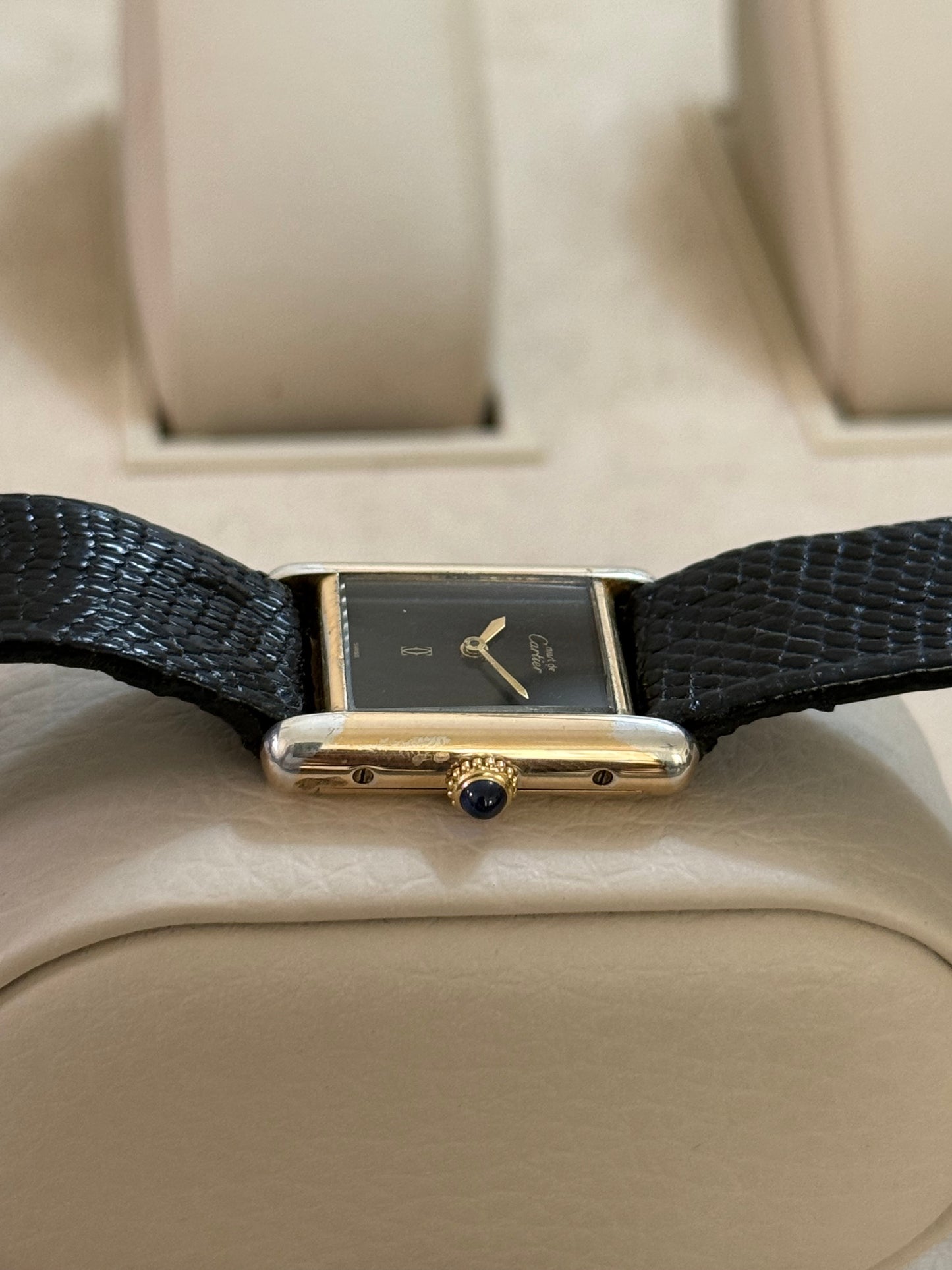 🟢 Must de Cartier Black Tank 🟢