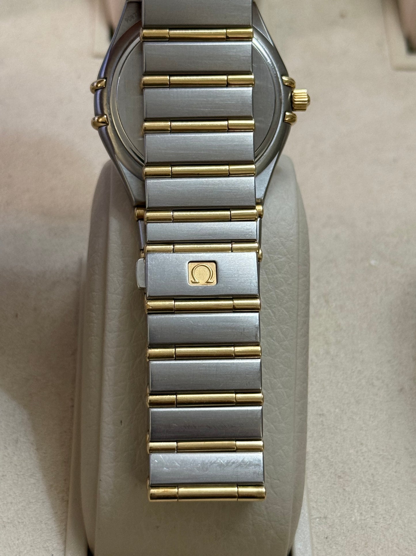 🟢 Omega Constellation Manhattan Barras de Oro 18K 🟢