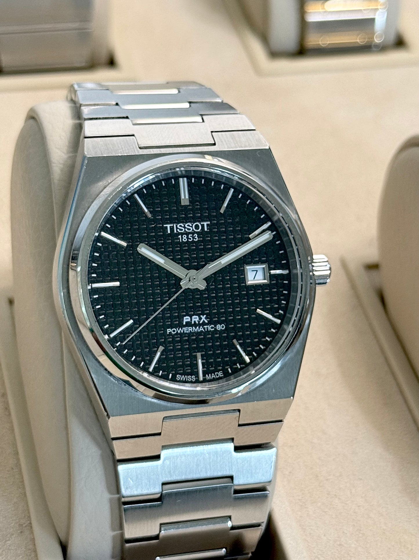 🟢 Tissot PRX Powermatic 80 Black Dial 🟢