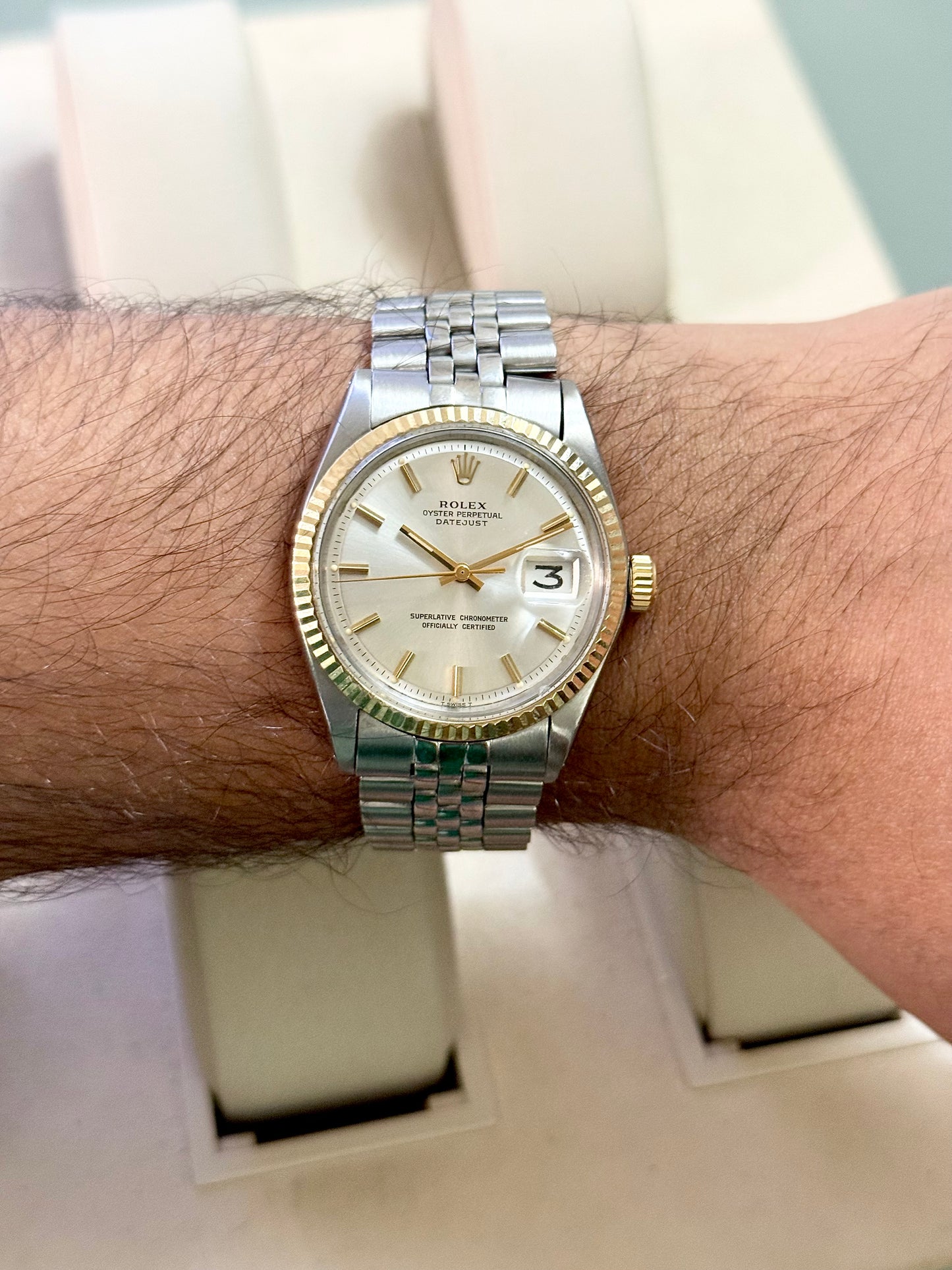 🟢 Rolex Datejust 1601 Two-Tone + Box 🟢