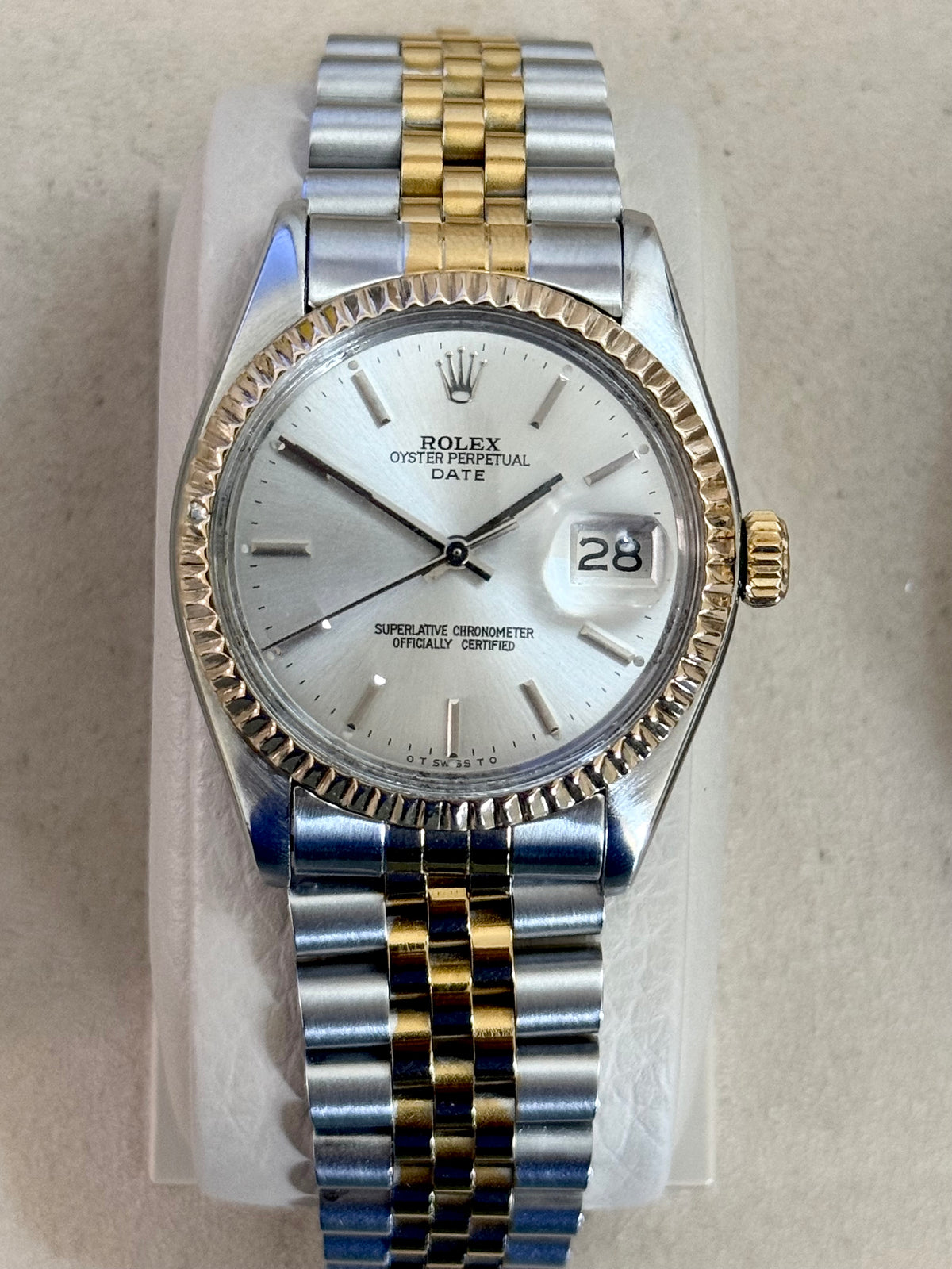 🟢 Rolex Date Silver Dial 🟢