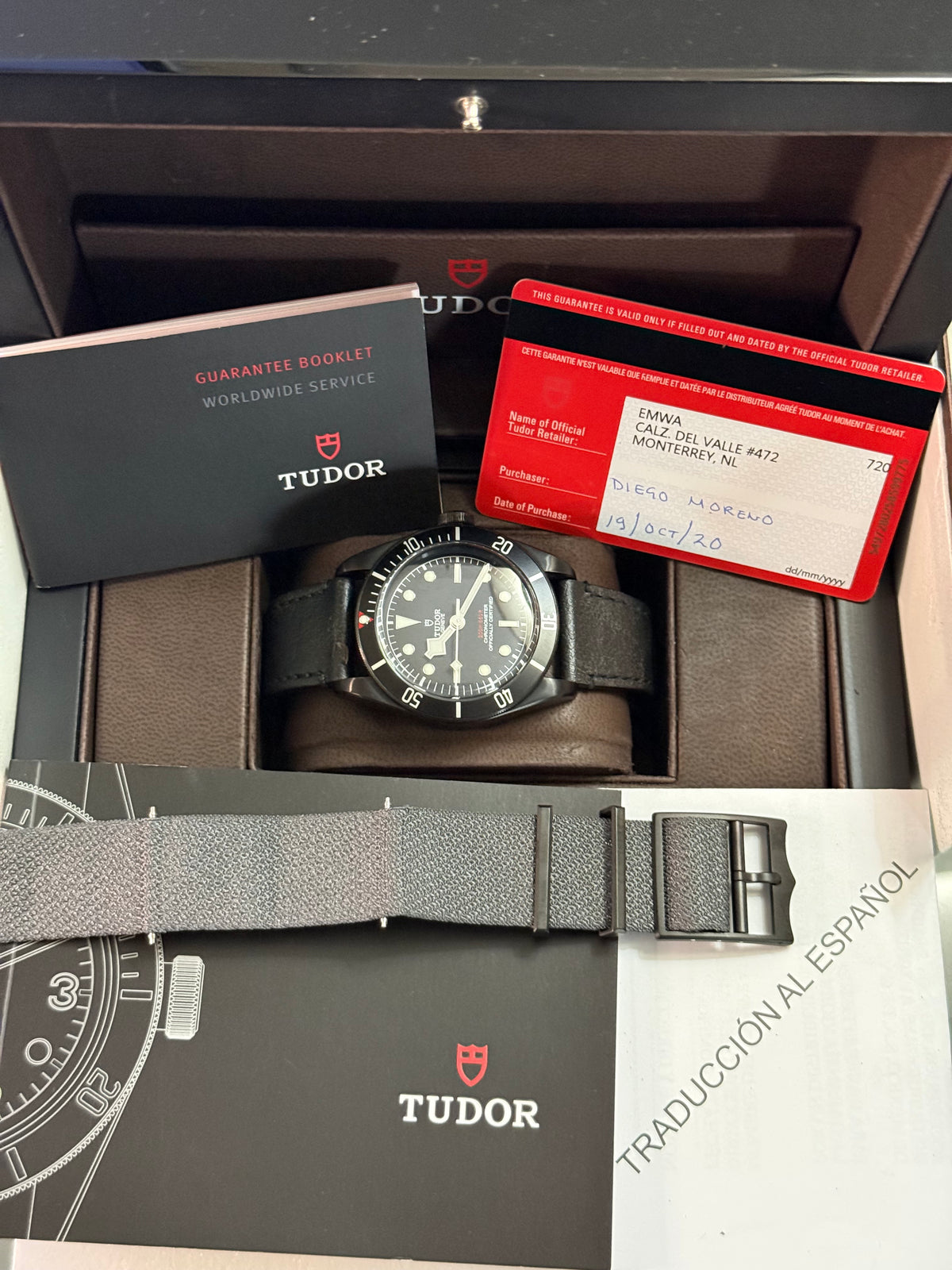 🟢 Tudor Heritage Black Bay Dark Caja y Papeles 🟢