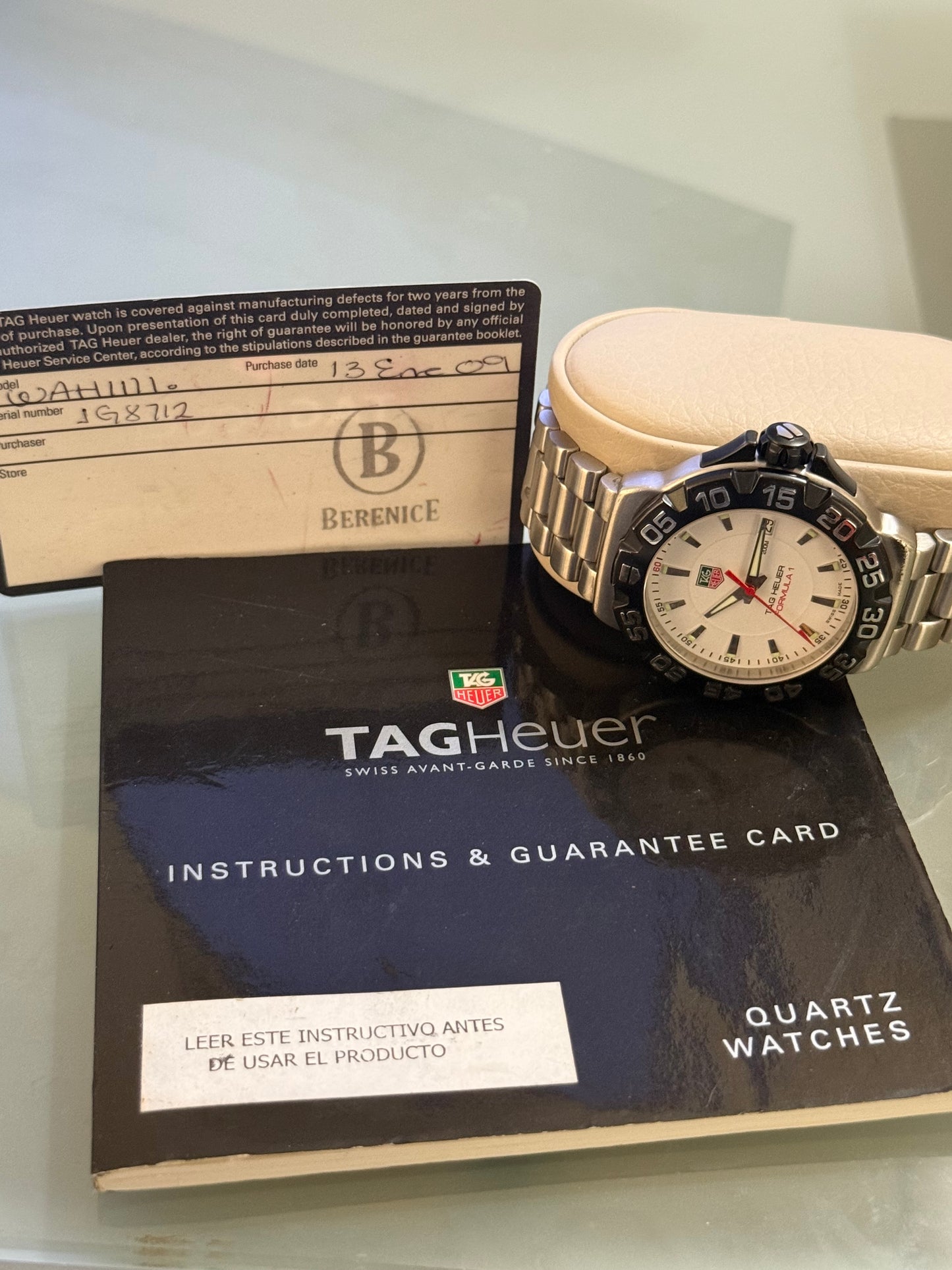🟢 Tag Heuer F1 + Papers 🟢