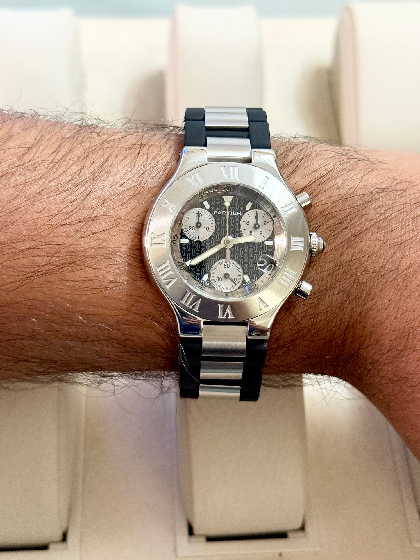 🟢 Cartier Chronoscaph 21 🟢
