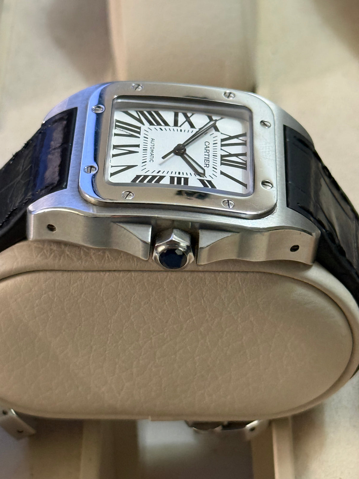 🟢 Cartier Santos 100XL + Caja 🟢