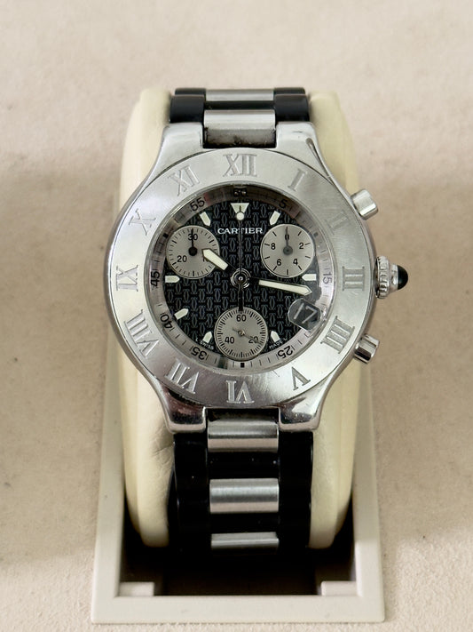 🟢 Cartier Chronoscaph 21 🟢